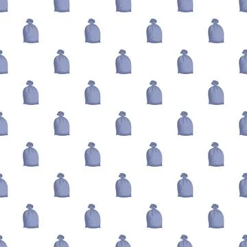Closed sacks repeating seamless pattern background Stock Illustration