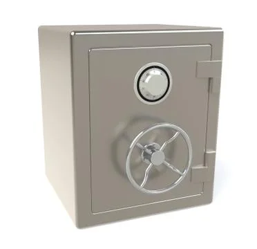 Closed Safe Stock Illustration