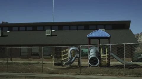 Closed School building 스톡 동영상 62878812