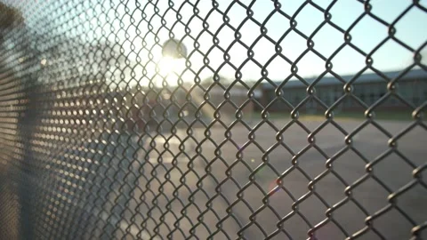 Closed School Playground Stock Footage 133829930