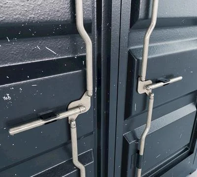 Closed Shipping Container 스톡 일러스트