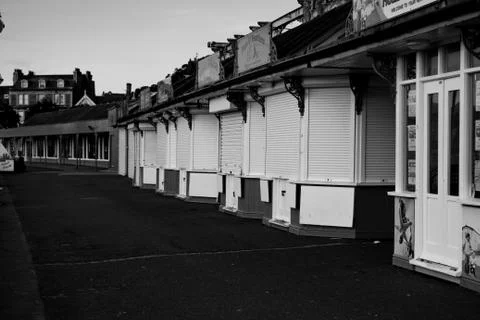 Closed shops Stock Photos