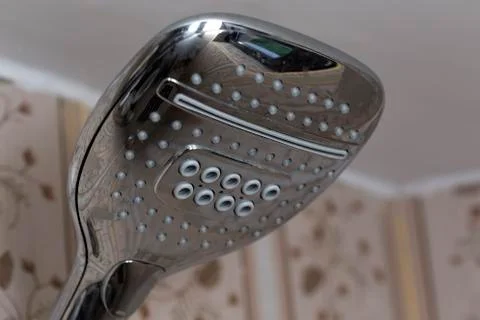 Closed shower head Stock Photos