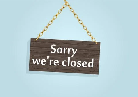 Closed sign Stock Illustration