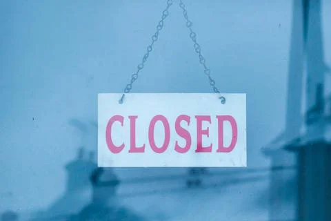 Closed sign 写真素材