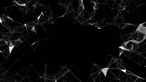 Closed signal system. Abstract technology background. Place for text. Seamless Stock Footage 96640245