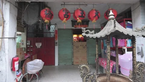 Closed temple / Taipei lockdown Stock-Footage 157115490