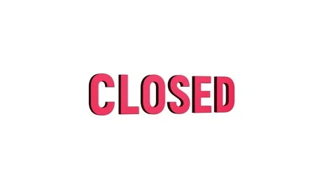 Closed text 3D word rotation animation video effect for trailer title Stock Footage 313715572