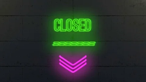 Closed text banner. Closed intro outro animation Vídeo Stock 83128399