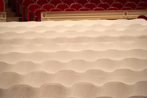 Closed theater during lockdown, closed seats Stock Photos
