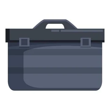 Closed toolbox keeping instruments safe and organized for professional use 库存插图