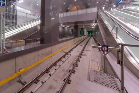 Closed train station 写真素材