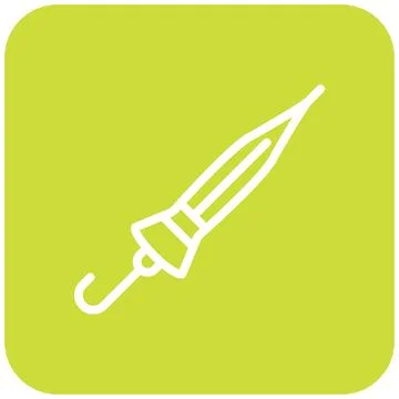 Closed umbrella Vector Icon Design Illustration Ilustración de archivo