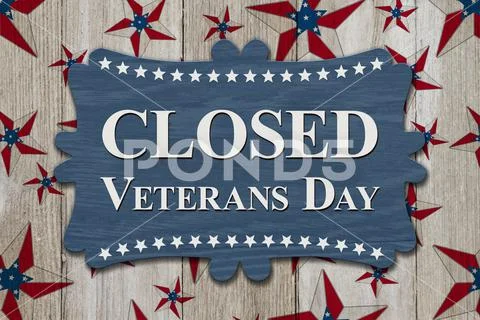 Closed for veterans day sign 2024 printable