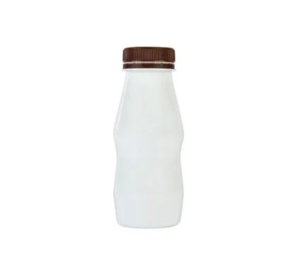 Closed White Plastic Bottle Stock Photos