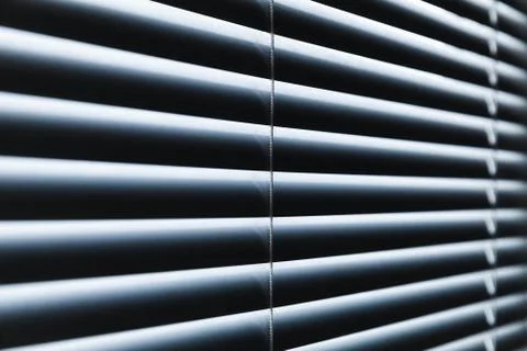Closed window blinds close-up 스톡 사진