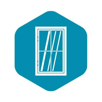 Closed window icon simple Ilustración de archivo