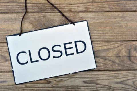 Closed on wooden table Stock Photos