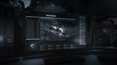 Closely observing a military facility and recording any movement detected Vídeos de archivo 209907927