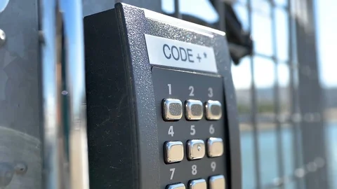 The closer look of the code numbers on t... | Stock Video | Pond5