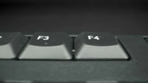 The closer look of the Function keys Stock Footage 147696426