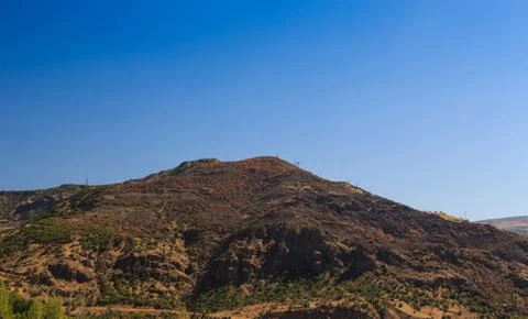 A closer look at mountain Stock Photos