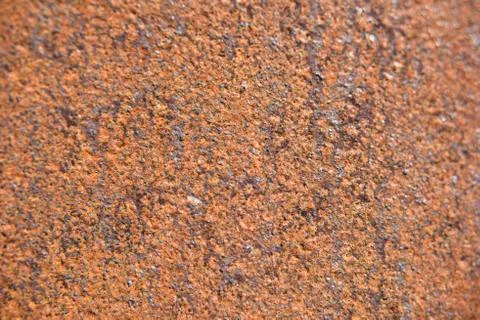 Closer look at the rust on the metal surface. real texture. Stock Photos