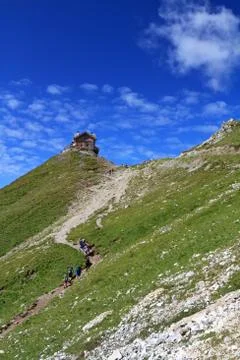 Closer to summit Stock Photos