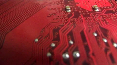 Closer view on electronic factory Video stock 68379802