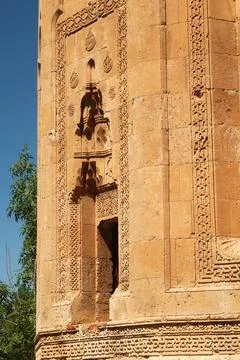 Closer view onto the facade of the Halime Hatun tomb, grave, mausoleum, Halim Foto stock