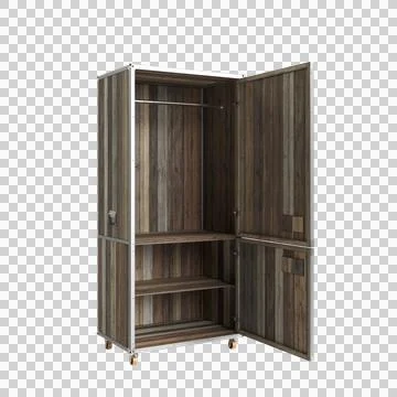 Closet open 1 up 1 Stock Illustration