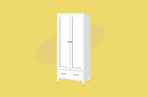 Closet or Wardrobe Stock Illustration