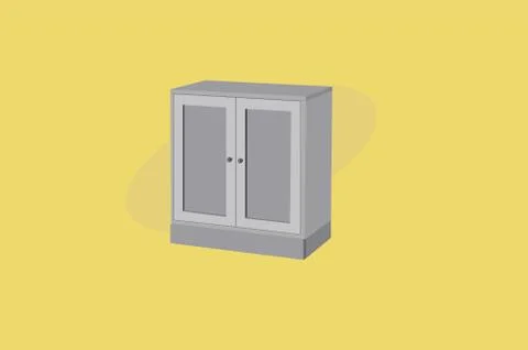 Closet or Wardrobe Stock Illustration