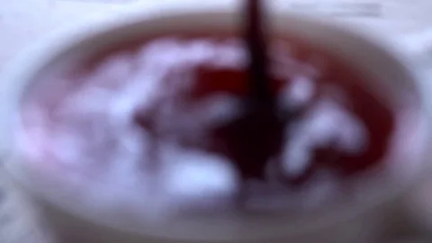 Closeu-up. Stir tea with a spoon Stock Footage 73791407