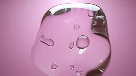 Closeup 3d animation Bubble Cell floating. Stock Footage 336762051