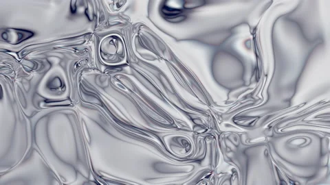 Closeup of Abstract Chromatic fluid waves background. Liquid holographic Video stock 137805962