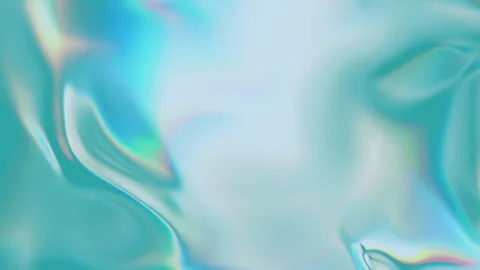 Closeup of Abstract Chromatic fluid waves background. Liquid holographic Video stock 137806656