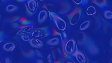 Closeup of Abstract Chromatic fluid waves background. Liquid holographic Video stock 138095365