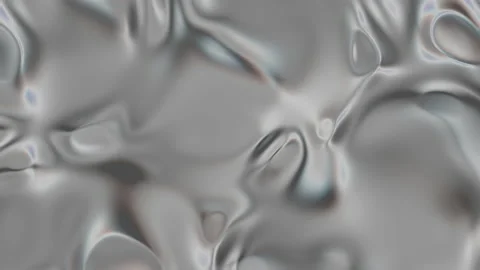Closeup of Abstract Chromatic fluid waves background. Liquid holographic Video stock 138267535