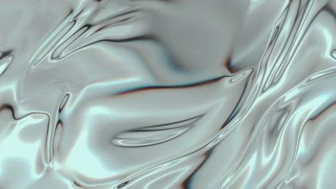 Closeup of Abstract Chromatic fluid waves background. Liquid holographic Video stock 138267830