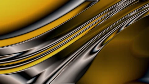 Closeup of Abstract Chromatic fluid waves background. Liquid holographic Video stock 138274713