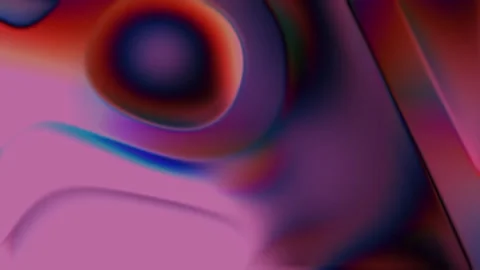 Closeup of Abstract Chromatic fluid waves background. Liquid holographic Stock Footage 146689721