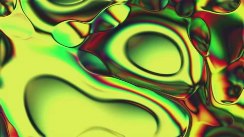 Closeup of Abstract Chromatic fluid waves background. 库存影片 147380490