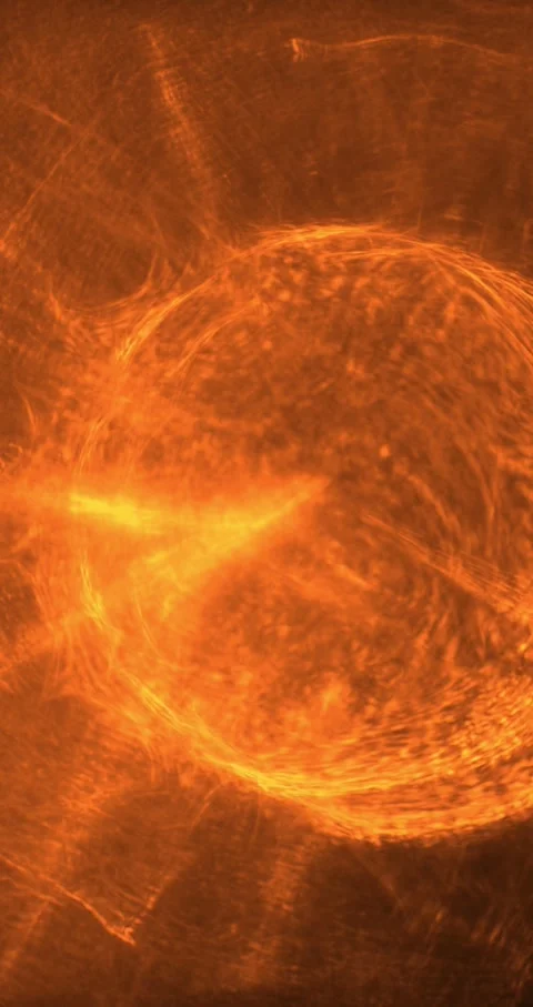 Closeup Of Abstract Chromatic Waves Background. Futuristic Holographic Video Video stock 304398922