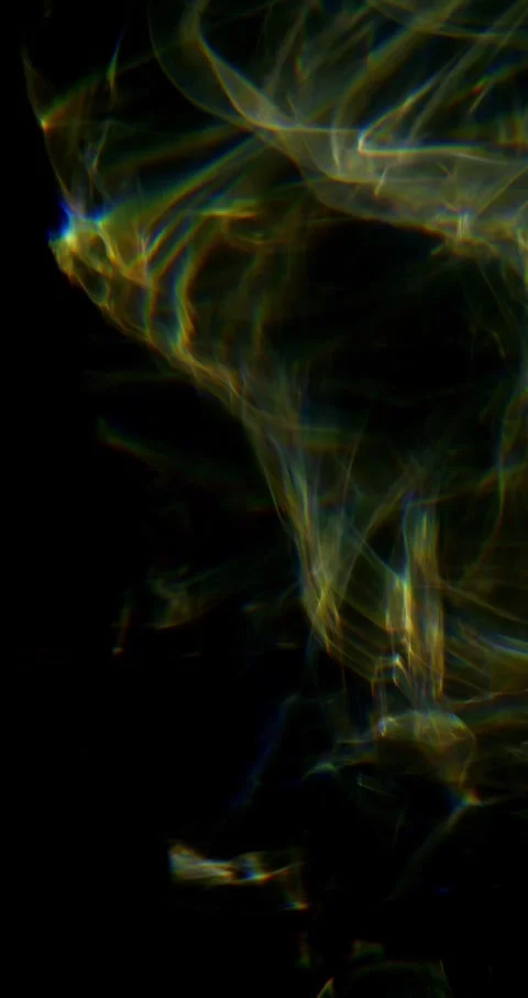 Closeup Of Abstract Chromatic Waves Background. Futuristic Holographic Video Video stock 304399589