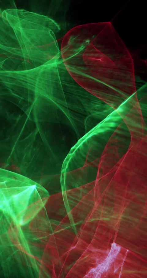 Closeup Of Abstract Chromatic Waves Background. Futuristic Holographic Video Video stock 304399621