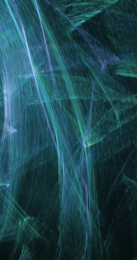Closeup Of Abstract Chromatic Waves Background. Futuristic Holographic Video Video stock 304399854