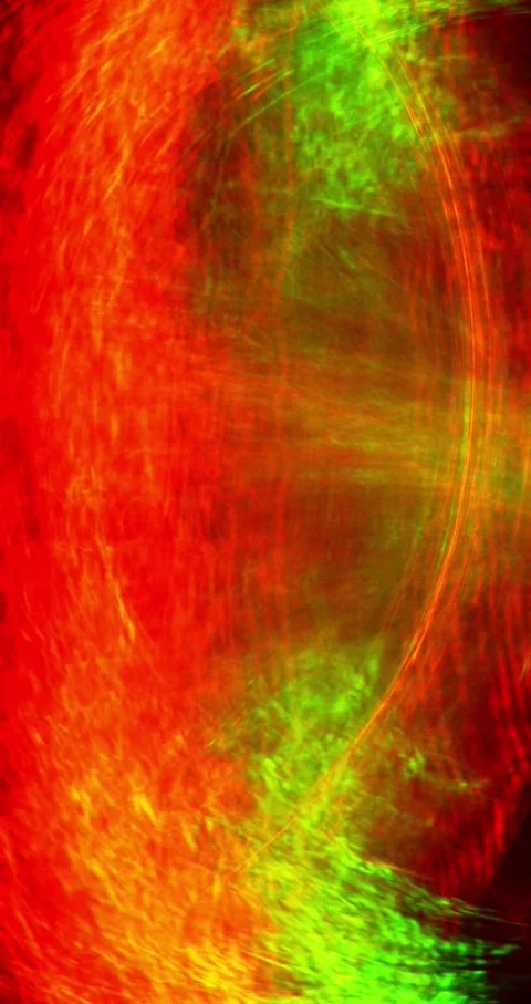 Closeup Of Abstract Chromatic Waves Background. Futuristic Holographic Video Video stock 304400233