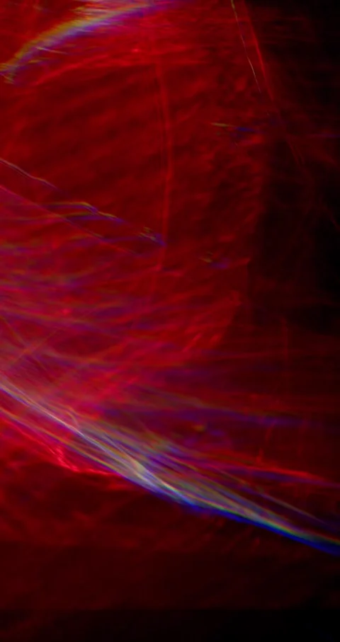 Closeup Of Abstract Chromatic Waves Background. Futuristic Holographic Video Video stock 304401740