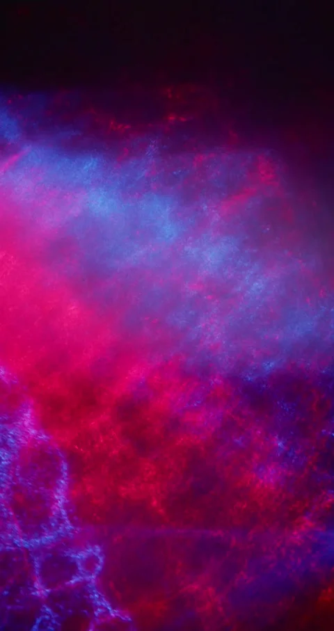 Closeup Of Abstract Chromatic Waves Background. Futuristic Holographic Video Video stock 304402158